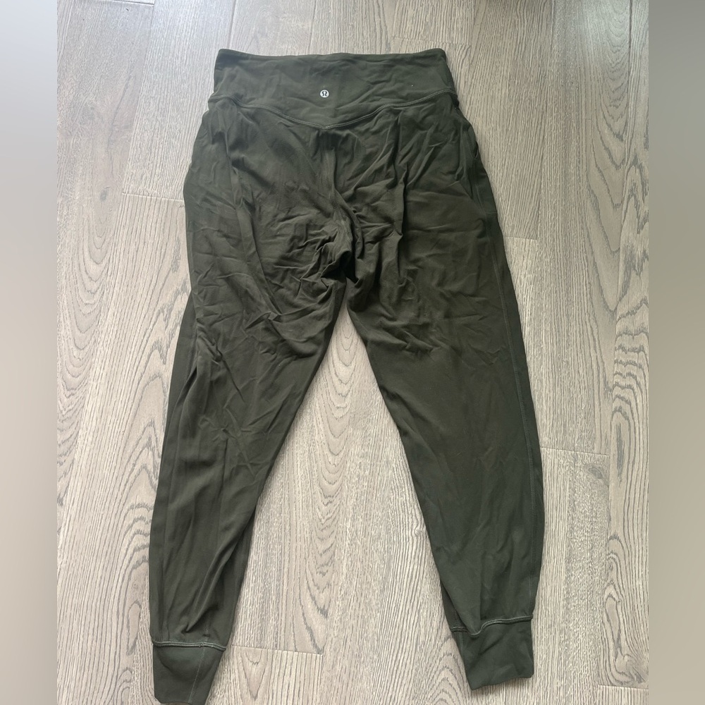 lululemon athletica Olive Green Mid-Rise Jogger Pants